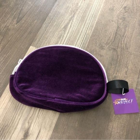 Rebel Revolt Velour Purple Belt Bag - Picture 6 of 6